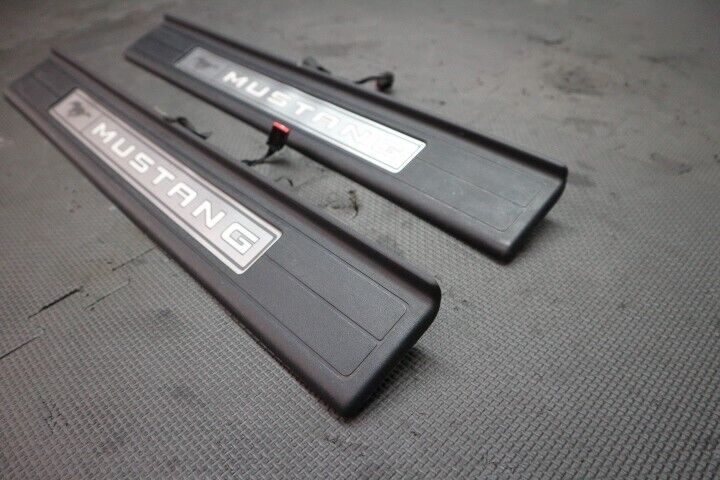 2015-2023 Ford Mustang GT Illuminated Door Sill Scuff Plate SET - OEM