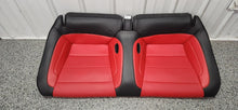 Load image into Gallery viewer, 2018-2023 Ford Mustang GT Red / Black Leather Seat Set Front Back OEM4
