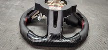 Load image into Gallery viewer, 2018-2023 Ford Mustang GT Carbon Fiber Steering Wheel Red Stitching
