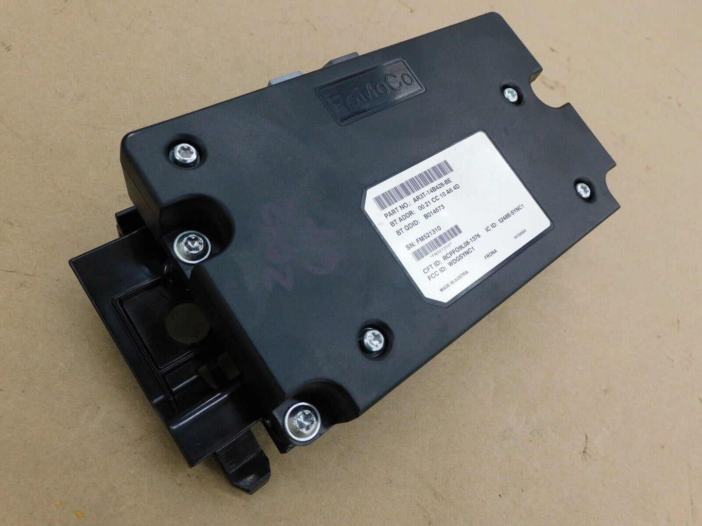 2012 Ford Mustang Auxiliary Protocol Interface Module Part Number#AR3T-14B428-BE