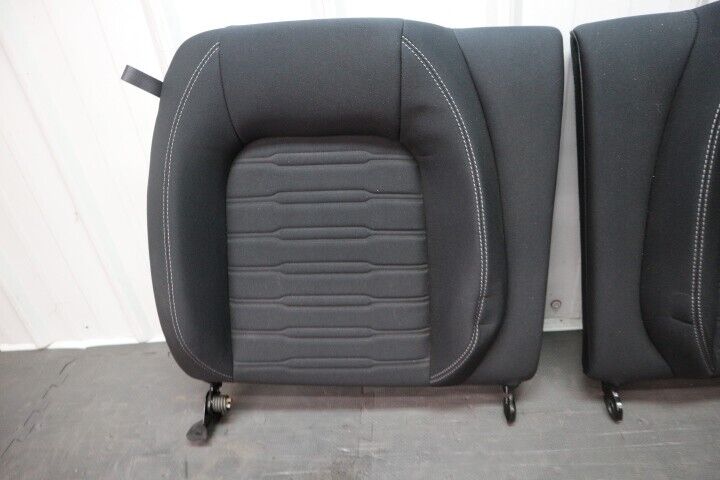 2015-2017 Ford Mustang GT Black Cloth Seat Set Power OEM