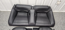 Load image into Gallery viewer, 2015-2017 Ford Mustang GT Coupe Black Leather Seat Set Front Back OEM7
