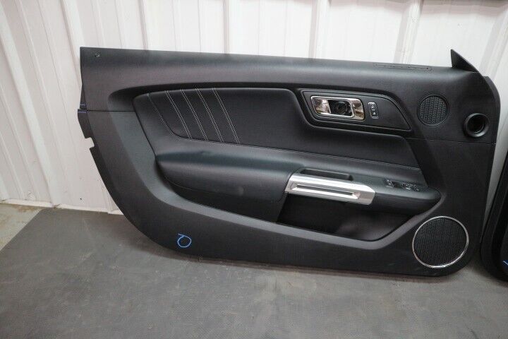 2015-2020 Ford Mustang GT V6 EcoBoost LH & RH Door Panel Black -OEM