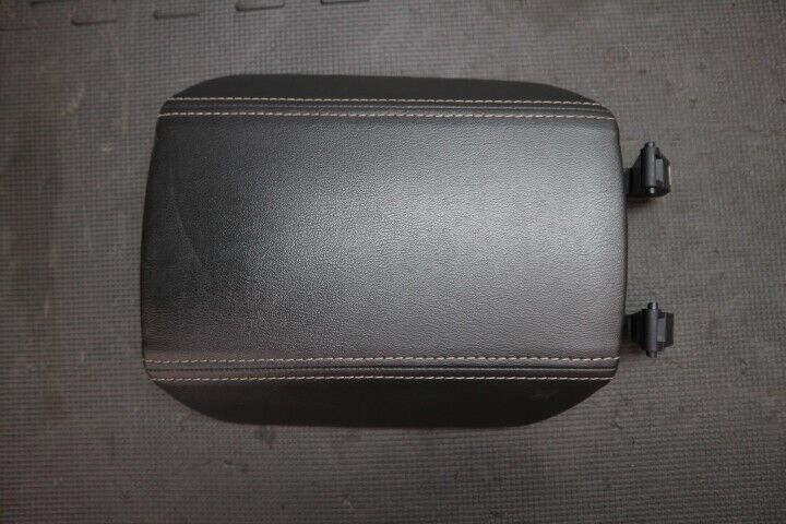 2010-2015 Chevrolet Camaro Center Console Lid Armrest White Stitch - OEM