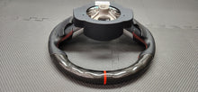 Load image into Gallery viewer, 2015-2017 Ford Mustang MMD GTC Carbon w/Red Stripe Steering Wheel - OEM9
