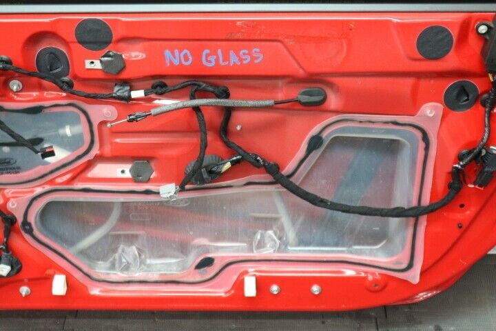 2015 2022 Ford Mustang GT V6 RH Passenger Door Complete w/Glass "Red" -- OEM