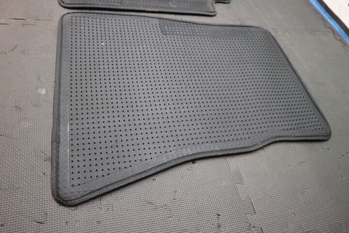 2015-2024 Ford Mustang Floor Mat Cloth "FRONT" Red Stitching OEM