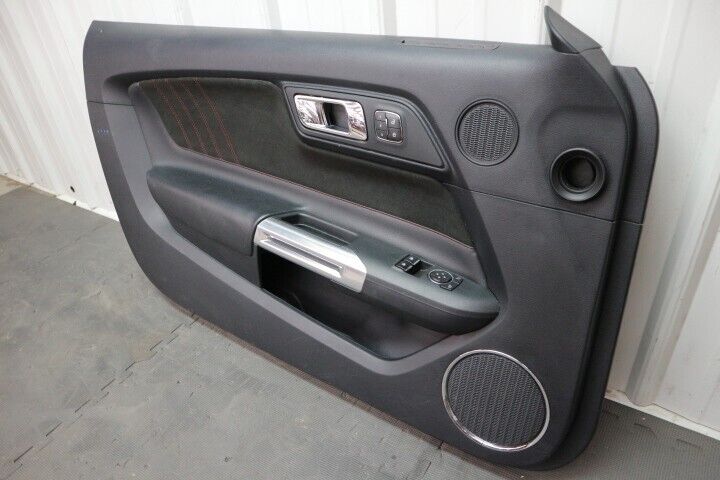 2015-2020 Ford Mustang CS EcoBoost LH & RH Door Panel Black "Sude" OEM