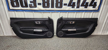 Load image into Gallery viewer, 2015-2023 Ford Mustang GT CS V6 LH &amp; RH Suede Insert Door Panel Set OEM
