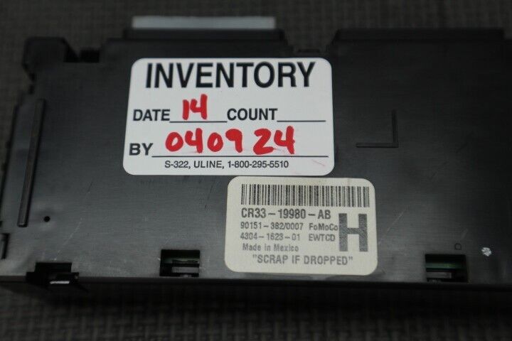 2014 Ford Mustang GT Temperature Control Module Computer CR3319980AB