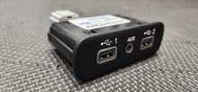 Load image into Gallery viewer, 2017-2023 Dodge Challenger Center Console Dual USB Aux Port Media Hub-OEM2
