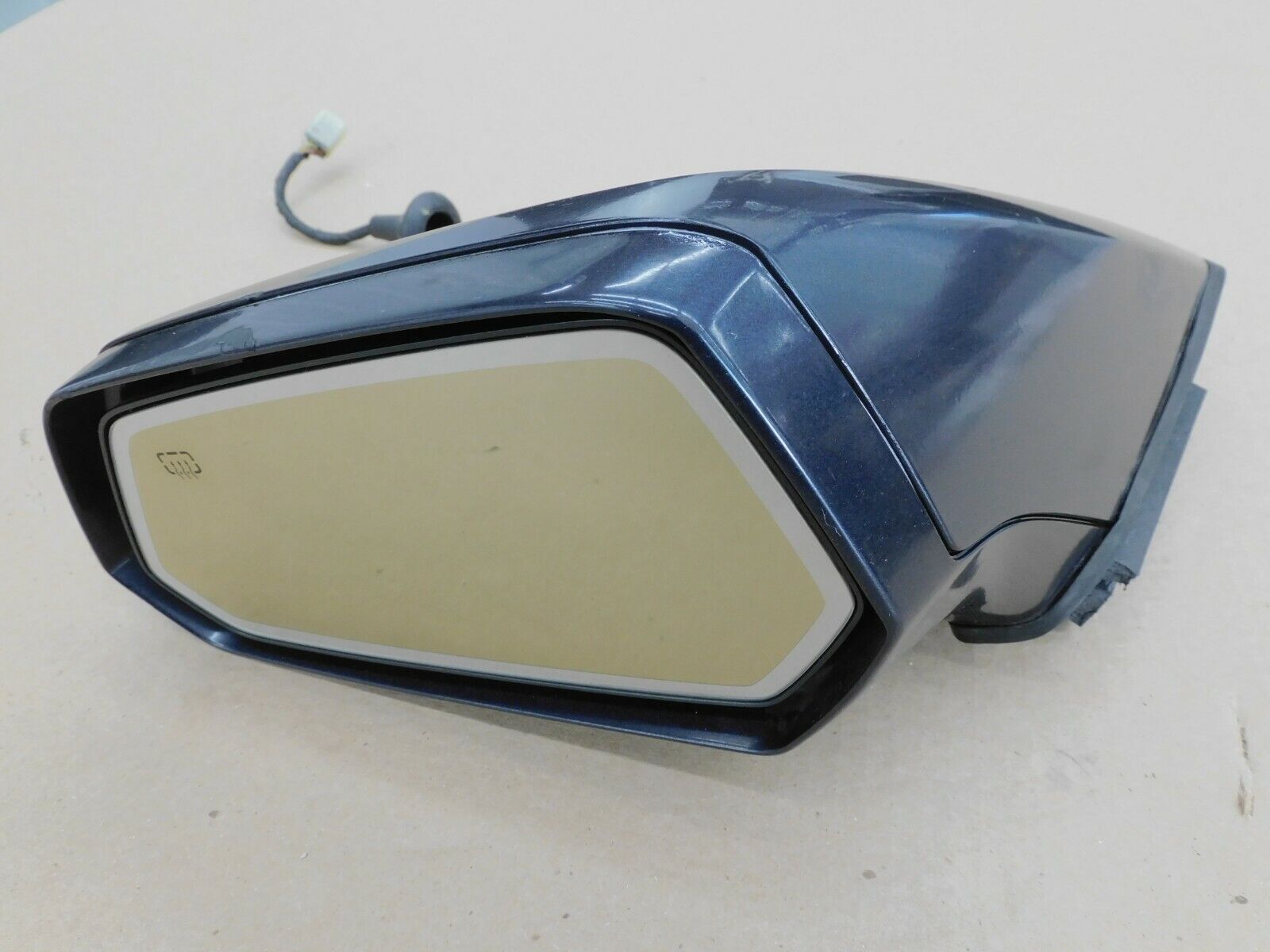 2010-2015 Chevrolet Camaro SS V6 LH DRIVER Mirror HEATED "Blue Metallic" OEM