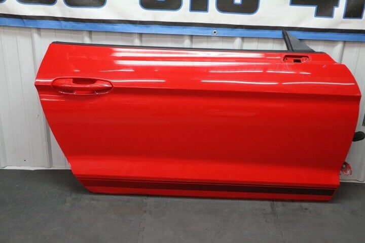 2015 2022 Ford Mustang GT V6 RH Passenger Door Complete w/Glass "Red" -- OEM