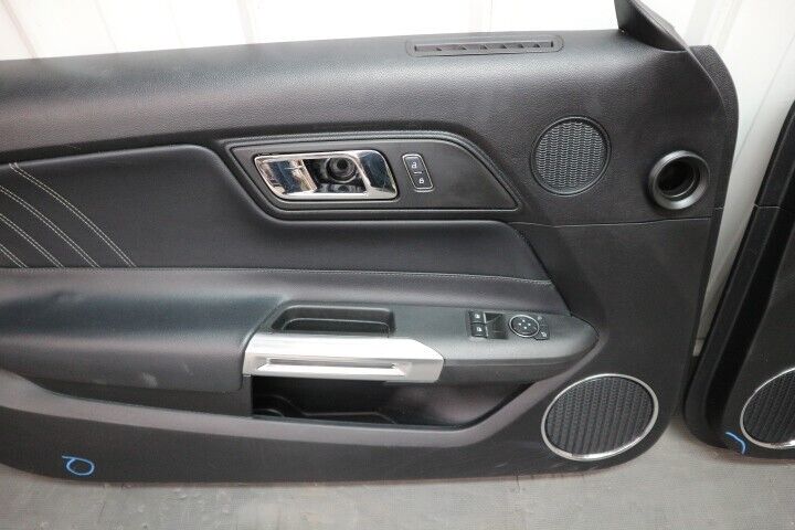 2015-2020 Ford Mustang GT V6 EcoBoost LH & RH Door Panel Black -OEM