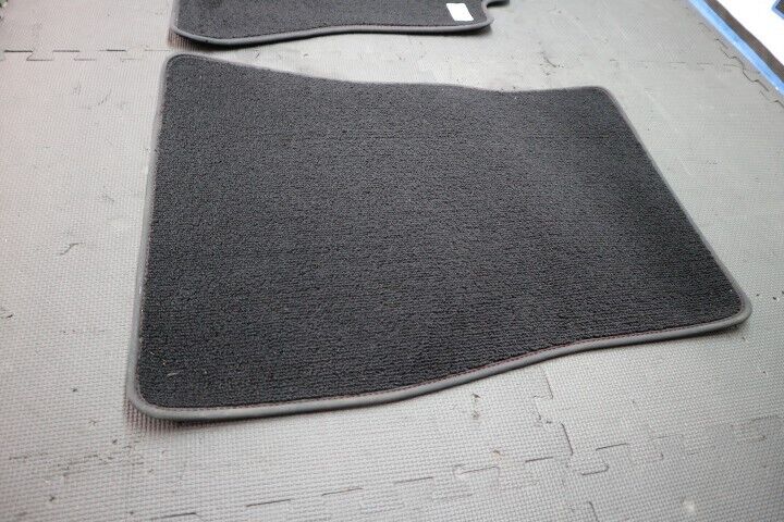 2015-2024 Ford Mustang Floor Mat Cloth "FRONT" Red Stitching OEM