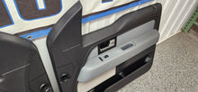 Load image into Gallery viewer, 2009-2014 Ford F-150 XLT Super Cab Front Door Panel Set Black/ Grey OEM3
