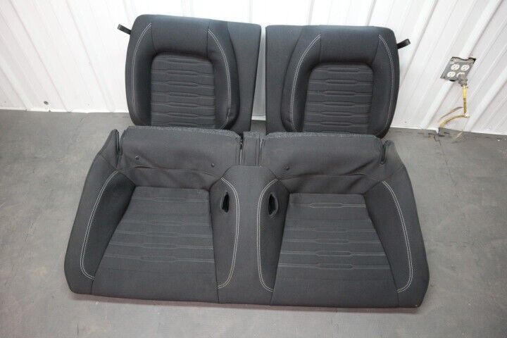 2015-2017 Ford Mustang GT Black Cloth Seat Set Power OEM