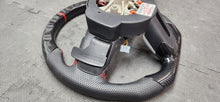 Load image into Gallery viewer, 2018-2023 Ford Mustang GT Carbon Fiber Steering Wheel Red Stitching
