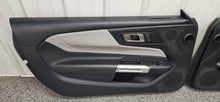Load image into Gallery viewer, 2024-2025 Ford Mustang GT V6 LH &amp; RH Space Gray Insert Door Panel Set OEM
