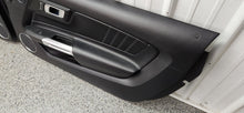 Load image into Gallery viewer, 2015-2023 Ford Mustang GT V6 Leather Insert Door Panel Set "Memory" OEM2
