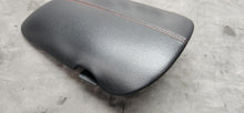 Load image into Gallery viewer, 2015-2023 Ford Mustang GT Center Console Lid Armrest Black w/ Red Stich OEM2
