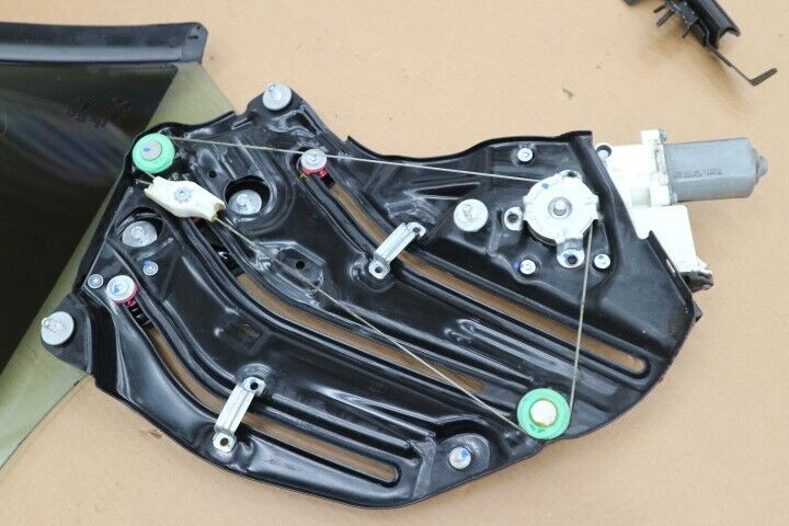 2015-2017 Ford Mustang Convertible LH Driver Quarter Window & Motor - OEM