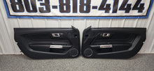 Load image into Gallery viewer, 2015-2023 Ford Mustang GT Premium Vert LH/RH Leather Insert Door Panel SET OEM0
