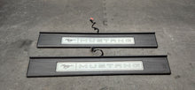 Load image into Gallery viewer, 2015-2023 Ford Mustang GT Door Sill "My Color" Scuff Plate SET OEM
