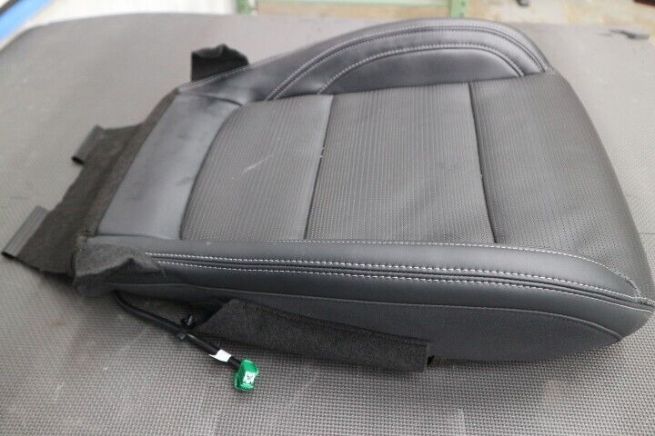 2024 Ford Mustang LH Driver Black Leather Seat Cushion OEM