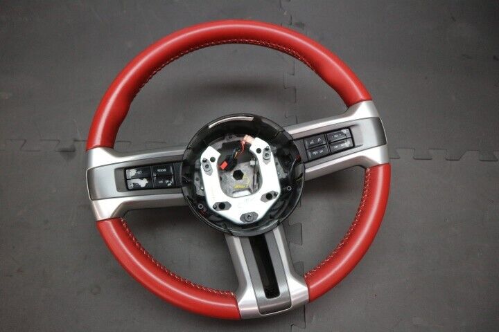 2011 Ford Mustang GT 5.0 "Manual" Steering Wheel Red OEM