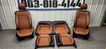 Load image into Gallery viewer, 2018-2023 Ford Mustang GT Mahogany Leather Seat Set Front Back OEM0

