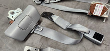 Load image into Gallery viewer, 2011-2014 Ford F-150 Super Cab Grey Rear Seat Belt Set OEM5
