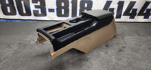 Load image into Gallery viewer, 2005-2007 Mustang Coupe Gt Black Leather Floor Center Console Armrest Lid OEM
