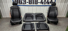 Load image into Gallery viewer, 2015-2017 Ford Mustang Black Leather Seat Set OEM
