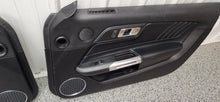 Load image into Gallery viewer, 2015-2023 Ford Mustang GT V6 LH &amp; RH Leather Insert Door Panel Set OEM
