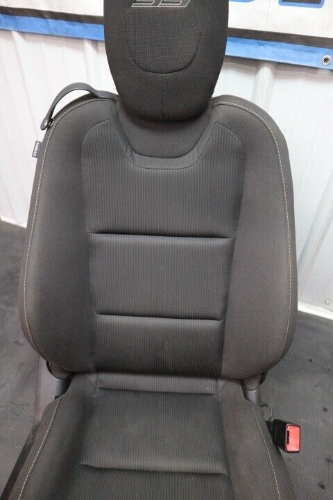 2010-2015 Chevy Camaro SS Front & Rear Black Cloth Seats Coupe Power OEM