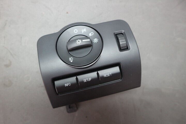 2011-2012 Ford Mustang GT Headlight Switch w/ Dash Trim Bezel OEM