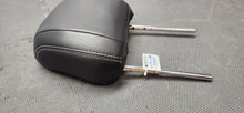 Load image into Gallery viewer, 2018-2023 Ford Mustang Black Leather Headrest White Stitching OEM3
