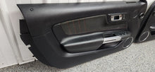 Load image into Gallery viewer, 2015-2023 Ford Mustang GT CS V6 LH &amp; RH Suede Insert Door Panel Set OEM
