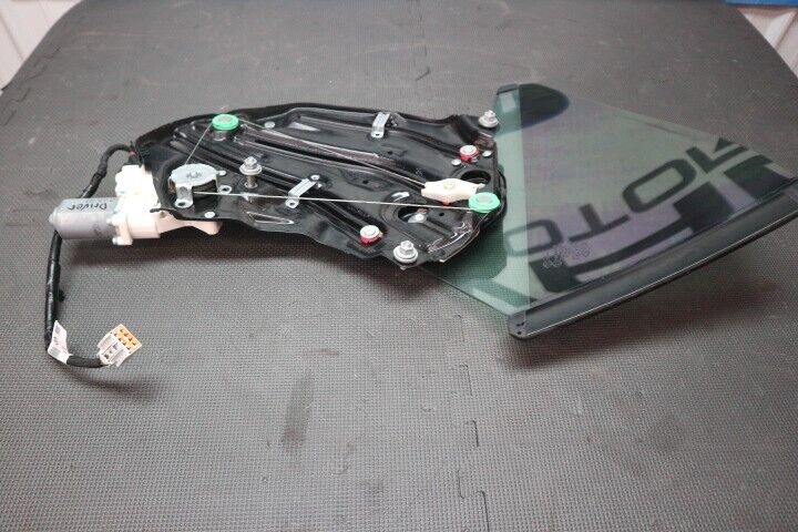 2015-2017 Ford Mustang Convertible LH Driver Quarter Window & Motor - OEM