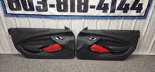 Load image into Gallery viewer, 2016-2023 Chevrolet Camaro SS LH &amp; RH Door Panel Set w/ Red OEM
