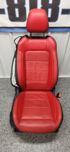 Load image into Gallery viewer, 2018-2023 Ford Mustang GT Red / Black Leather Seat Set Front Back OEM9
