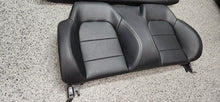 Load image into Gallery viewer, 2015-2017 Ford Mustang GT "Mustang" Black Leater Power Seat Set OEM2
