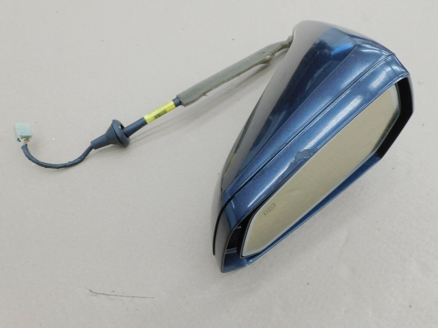 2010-2015 Chevrolet Camaro SS V6 LH DRIVER Mirror HEATED "Blue Metallic" OEM