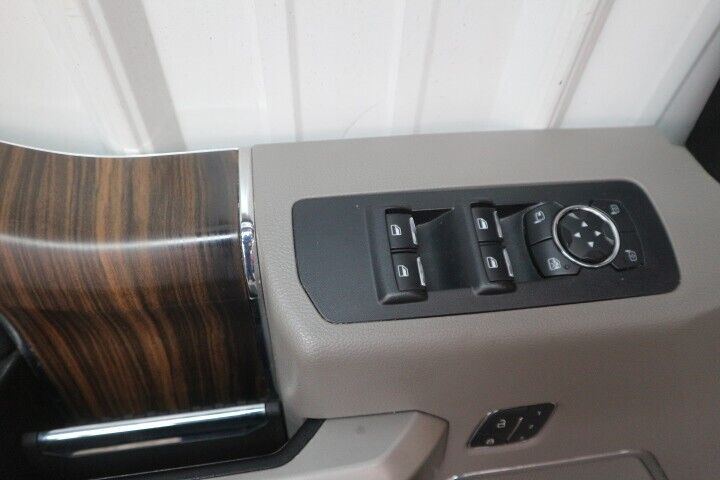 2015-2021 Ford F-150 Crew Cab Grey/ Wood Grain Door Panel Set OEM