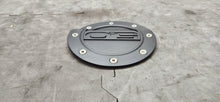 Load image into Gallery viewer, 2015-2023 Ford Mustang Drake 5.0 Black Fuel Filler Door3
