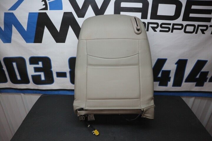 2011-2014 Ford Mustang GT RH Passenger Front Upper Seat Cream Leather OEM