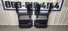 Load image into Gallery viewer, 2009-2014 Ford F-150 XLT Super Cab Rear Door Panel Set Black/Grey OEM0
