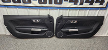 Load image into Gallery viewer, 2015-2023 Ford Mustang GT V6 LH &amp; RH Leather Insert Door Panel SET - OEM0
