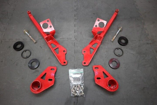 2015-2024 Mustang BMR IRS Subframe Support Brace Kit RED